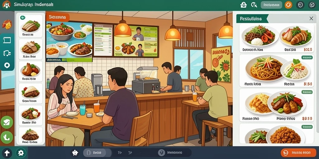Tangkapan layar menunjukkan momen seru dalam permainan.